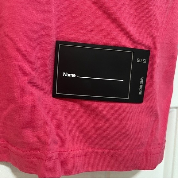 We11Done Oversized Logo Print T-shirt - Picture 9 of 13